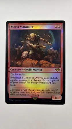 MTG Lord of the Rings Moria Marauder Foil #138 LOTR Magic The Gathering - Image 1