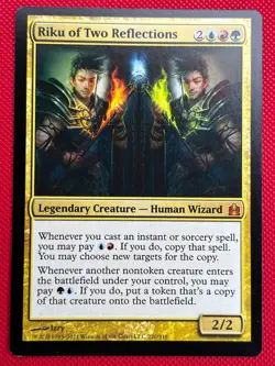 MTG 1X Riku of Two Reflections X1 Commander Magic - NM - Image 1