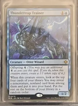 Thundertrap Trainer Bloomburrow MTG Regular Lightly Played - Image 3