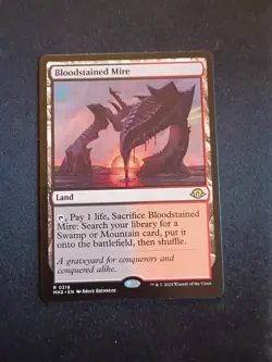 MTG Bloodstained Mire Modern Horizons 3 Regular NM x1 - Image 1