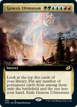 Near Mint x 1 Genesis Ultimatum - Extended Art Ikoria: Lair of Behemoths Variant - Image 1