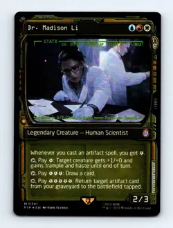 #341 2024 Fallout PIP ) Dr. Madison Li Commander MYTHIC FOIL - Image 1