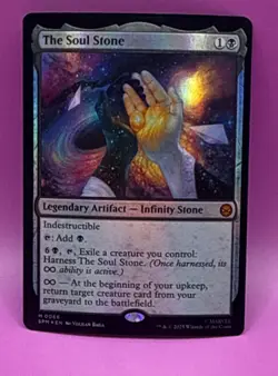 The Soul Stone (Foil) Mythic | MTG Marvel Spider Man #0066 - Image 1