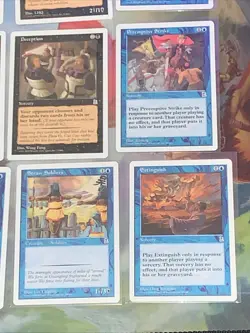 MTG Portal Three Kingdoms English Set - Blue & Black Commons (17 Near Mint) - Image 5