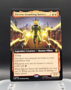 Magic the Gathering Marvels Spider Man 0260 Electro, Assaulting Battery Non-Foil - Image 1