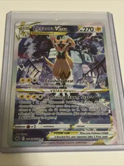 Zeraora VSTAR GG43/GG70 Crown Zenith: Galarian Gallery Holo Pokemon TCG - Image 1