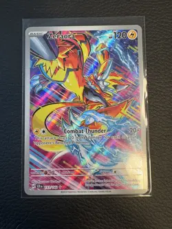Pokemon TCG Zeraora 151/142 Stellar Crown Holo Card Illustration Rare Full Art - Image 1