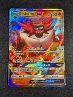 Pokemon Incineroar GX 27/149 Ultra Rare SM Base Set NM - Image 1