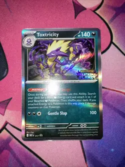Toxtricity 017 Phantasmal Flames Stamp Build & Battle Deck Promo Pokemon MEP EN - Image 2