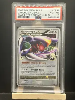 Garchomp C LV. X DP46 Black Star Promo Holo 2009 Pokemon D & P PSA 8 NM-MT - Image 1