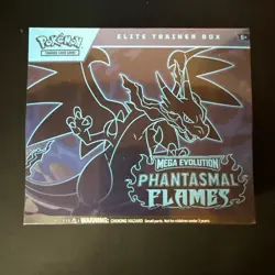Pokemon TCG - Mega Evolution Phantasmal Flames Elite Trainer Box ETB NEW SEALED - Image 2