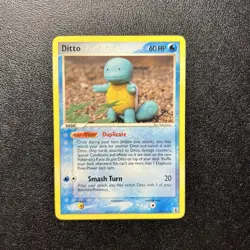 Pokemon TCG Ditto (Squirtle) 40/113 Delta Species Regular LP - Image 1