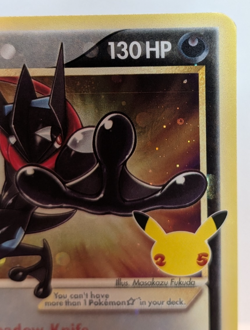 Pokemon Greninja Gold Star Promo SWSH144 Celebrations 25th Anniversary NM - Image 3