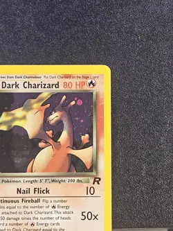 Dark Charizard Team Rocket 4/82 Holo 1st Edition Holo Rare - Pokemon - Swirls 🍥 - Image 4