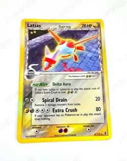 Pokemon Dragon Frontiers Holo 8/113 "Latias (Delta Species)" Lightly played - Image 1