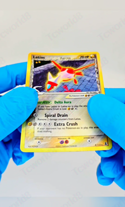 Pokemon Dragon Frontiers Holo 8/113 "Latias (Delta Species)" Lightly played - Image 2