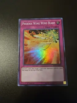 1X NM Phoenix Wing Wind Blast - HISU-EN045 - Super Rare 1st Edition yugioh - Image 1