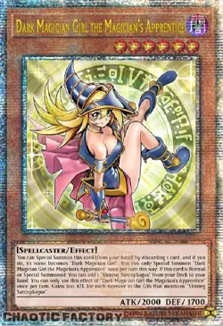 YUGIOH ALIN-EN004 Dark Magician Girl the Magician's Apprentice Quarter Century S - Image 1