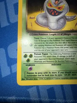 Pokemon Dark Arbok Card 19/82 Non-Holo Rare, Team Rocket Series (LP) - Image 5