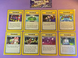 Ecogym Mary Pokegear + Complete Rare Trainer Set Neo Genesis Pokemon Card - Image 1