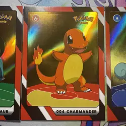 Squirtle Charmander Bulbasaur Gold Box Hits Pokemon Kanto Set Non TCG Peru Cards - Image 2