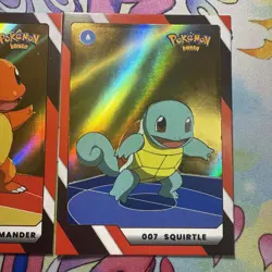 Squirtle Charmander Bulbasaur Gold Box Hits Pokemon Kanto Set Non TCG Peru Cards - Image 4