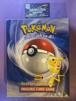 Played/Damaged Empty 1999 WOTC Pokemon Trading Card Game Starter Gift Box - Image 1