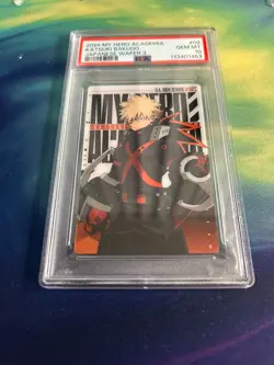 2024 My Hero Academia Katsuki Bakugo JPN Wafer Card PSA 10 - Image 1