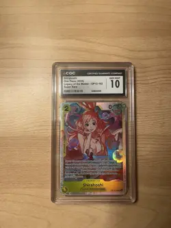 One Piece Shirahoshi CGC Gem Mint 10 OP12-102 Legacy Of The Master Graded Card - Image 1