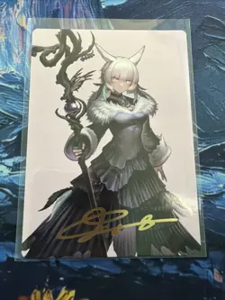Y'shtola, Night's Blessed Art Card (53) (Gold-Stamped Signature) Art Series MTG - Image 1