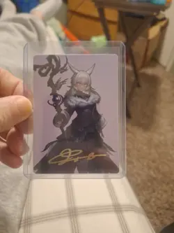 Y'shtolaArt Card (53) (Gold-Stamped Signature) Art Series: Final Fantasy MTG - Image 1