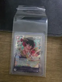 ? Monkey D Luffy OP12-015 Treasure Cup Promo Prize One Piece Card Top 64 - Image 3