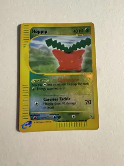 Hoppip 83/147 Aquapolis Reverse Holo Pokemon Card TCG - Image 1