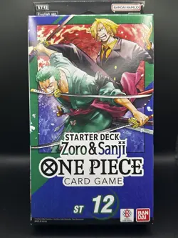 ONE PIECE CARD GAME - ZORO AND SANJI - ST12 STARTER DECK ENGLISH NEW SEALED - Image 1