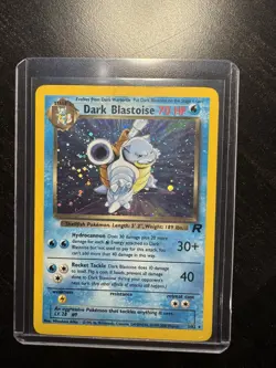 Dark Blastoise 3/82 Holo Rare Team Rocket 2000 WOTC Pokemon Card HP - Image 1