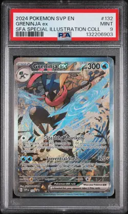 [PSA 9] Greninja ex 132 Sv: Scarlet & Violet Promo Cards Holo - Image 1