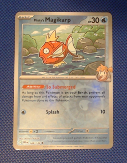 Misty's Magikarp #048/182 Reverse Holo Pokemon Card SV10: Destined Rivals - Image 1