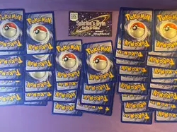Played/Damaged Base Set Pokemon Card Lot Uncommon Common - Image 2