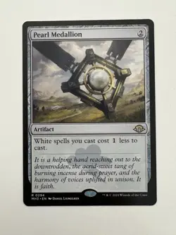 Pearl Medallion MTG Magic the Gathering Card NM Near Mint MH3 - Image 1