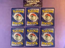 Played/Damaged Shadowless Machop Diglett Voltorb + Base Set Pokemon Cards - Image 2