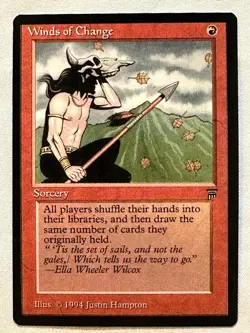 Winds of Change - Magic the Gathering MTG Legends - Near Mint - Free Shipping! - Image 1