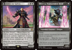 1x Zenos yae Galvus // Shinryu, Transcendent Rival - Foil MTG Final Fantasy NM M - Image 1