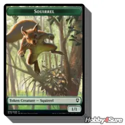 10 pcs Squirrel Token (15/20) MTG Commander Legends: Battle For Baldur's Gate - Image 1