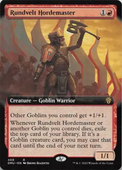 Rundvelt Hordemaster (Extended Art) R Dominaria United 409 LP-NM MTG - Image 1