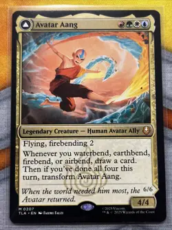 MTG - TLA - Avatar Aang/Aang Master of Elements #0207 - Non Foil - Image 1