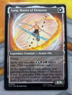 MTG - TLA - Avatar Aang/Aang Master of Elements #0207 - Non Foil - Image 2