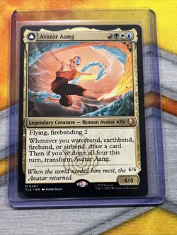 MTG - TLA - Avatar Aang/Aang Master of Elements #0207 - Non Foil - Image 3