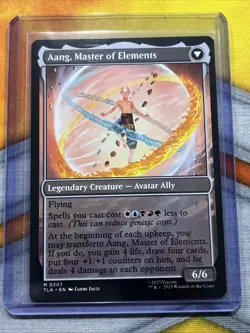 MTG - TLA - Avatar Aang/Aang Master of Elements #0207 - Non Foil - Image 4