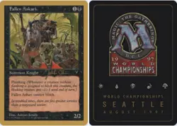 4x Fallen Askari - Jakub Slemr - 1997 ~ Heavily Played World Championship A MTG - Image 1
