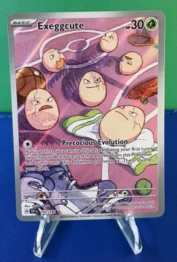 Pokemon TCG Exeggcute 192/191 Surging Sparks Illustration Rare Card NM Condition - Image 2